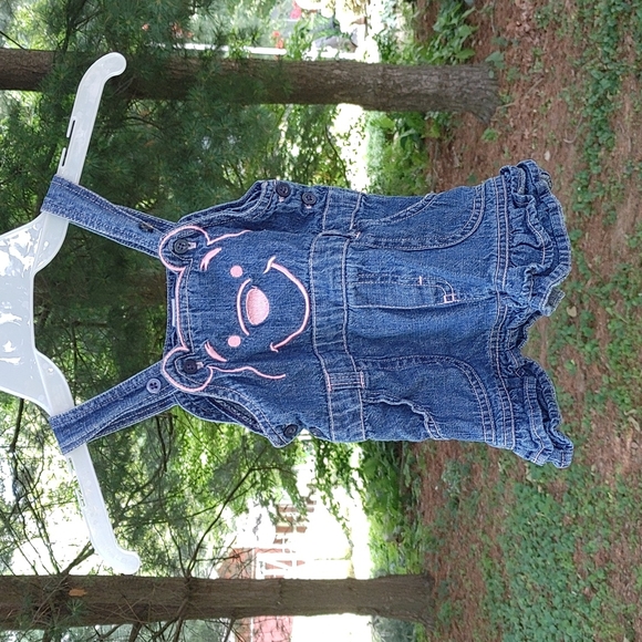 Winnie the Pooh jean dress jumper - Picture 1 of 6
